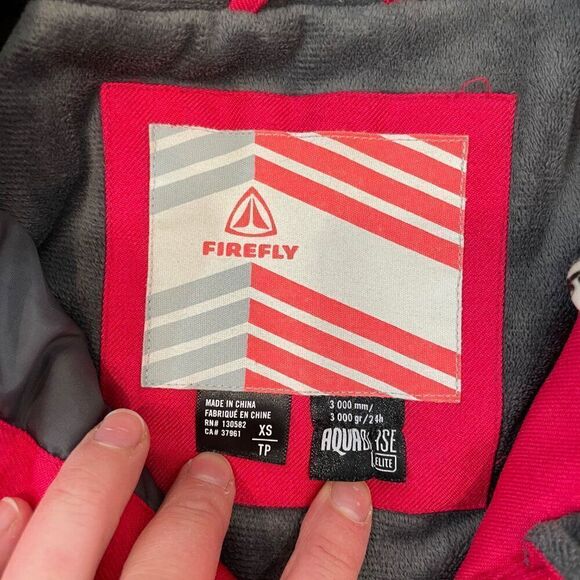 Firefly Snowboard Waterproof 10k Ski Winter Jacket Pink Red Women's Sz XS - Picture 10 of 11